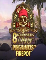 8 golden skulls of holly roger megaways
